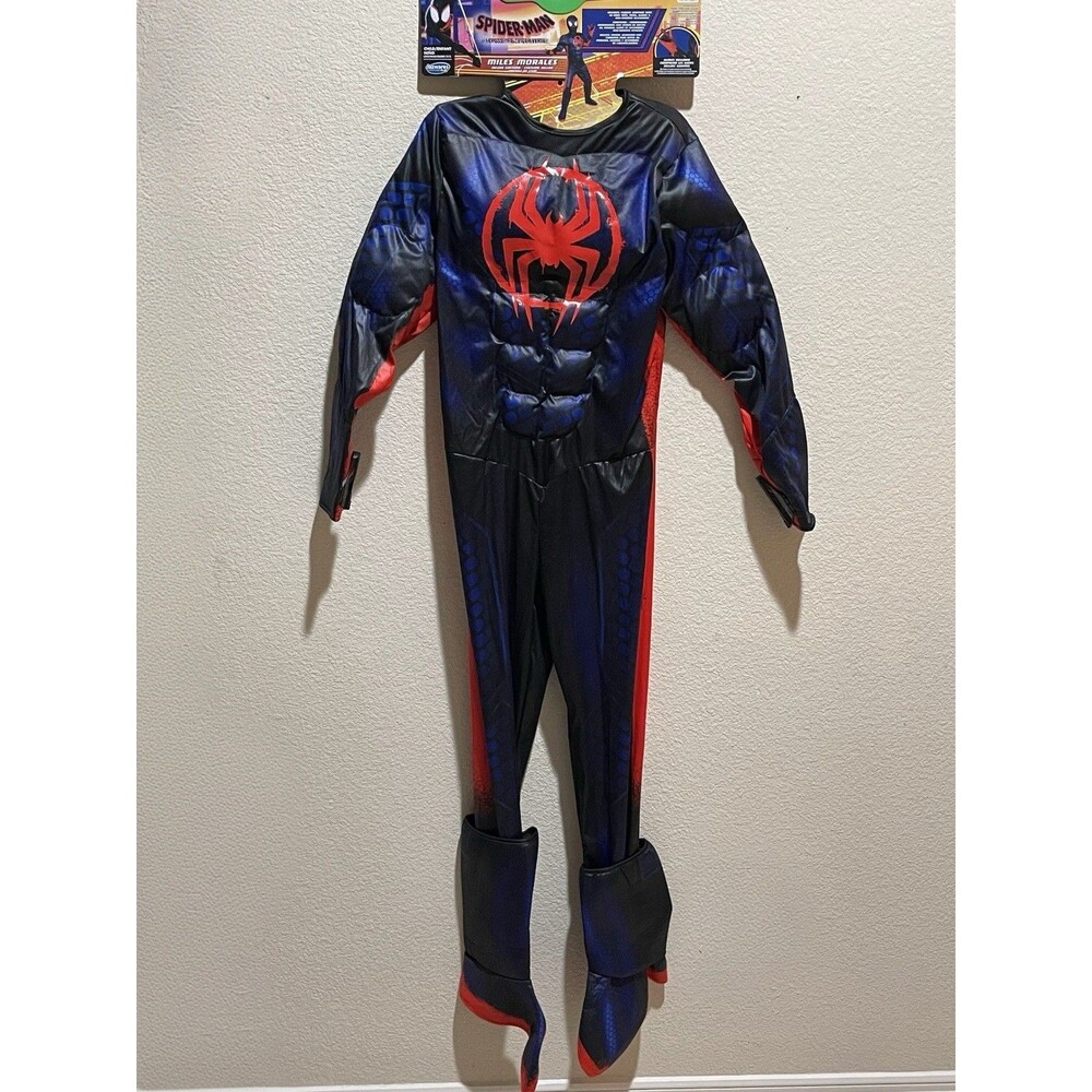 Marvel Spider-Man Miles Morales Official Costume | Child Large (10-12) | NEW